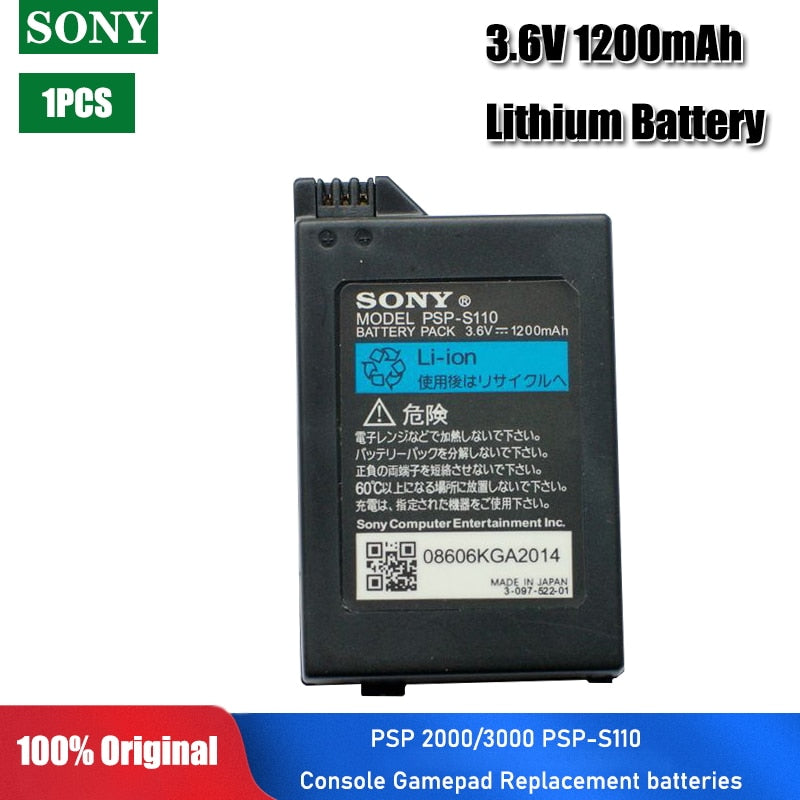 Bateria PSP 2000/3000 1200mAh