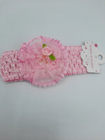 Light Pink Baby Headband and Baby socks gift set