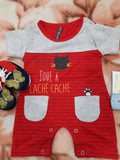 Baby Romper in red color