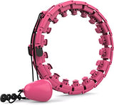 Weighted Smart Hula Hoop That Will not Fall, Smart 24 Sections Detachable Hoola Hoop, Suitable for Adults and Children