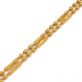 Anniyo 60cm/70cm Beads Chain Bamboo Necklaces for Women Men Chain Gold Color African Jewelry Hawaiian #194006