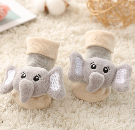 Baby Socks Floor Non-slip Cotton Cartoon Doll Infant Socks fashion Toddler Girls Boys Soft Cute Boots Baby Clothing