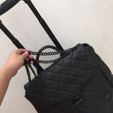 Leather Bag with trolley