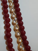 Egyptian Style polkie studded necklace set - NATASHAHS