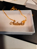 Ready to wear ENGLISH AMERICAN name necklaces