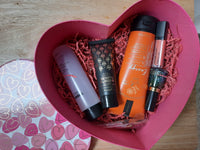 heart shape Gift box of personal care items