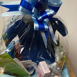 Baby shower gift basket for baby Boy