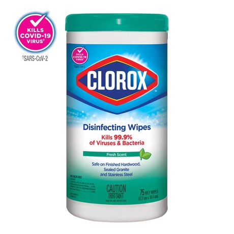 Clorox wipes 75 wipes pack