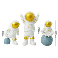 Astronaut Cake Decoration Universe Space Theme Cake Toppers Sprinkles Cakes Baking Ornaments For Kid Boy Birthday Party Supplies