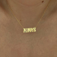Custom Solar Beam Name Necklaces For Women Men Kid Gifts Unique Jewelry Stainless Steel Engraved Gold Color Sunlight Necklac