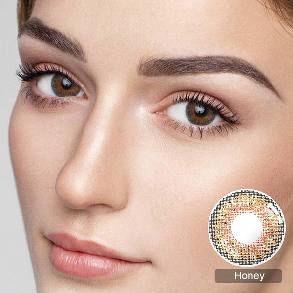 Colored Lenses Color Contact Lens Zero power for Eyes Colorful Beauty Cosmetic Contact Lenses Natural Eye Lens Eyes Annual Color Lens