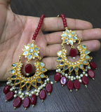 Kundan earrings - NATASHAHS