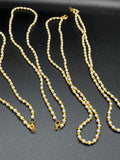 Whiten Beads Long chain for use with any pendant
