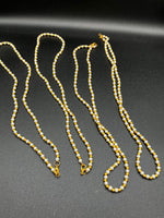 Whiten Beads Long chain for use with any pendant