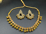 Dazzling Star jewelry set in Antique gold Look - NATASHAHS