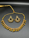 Dazzling Star jewelry set in Antique gold Look - NATASHAHS