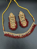 Egyptian Inspired Broad Bold Style Earrings with necklace - NATASHAHS
