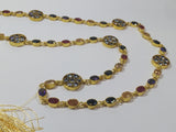 Royal multi stoned elegant necklace NS-04P12 - NATASHAHS