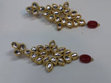 Old Heritage Style Earrings with Kundan work - NATASHAHS