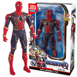 Spiderman Anime Action Figure Toy Children Christmas Gift Spider Man k Pvc Movable Luminous Doll Collection Model Boys Kids Toy