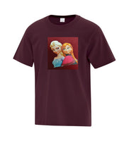 Printed T-shirts in unique designs in Medium size for young boys and girls