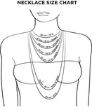 Carrie style name necklace with Swarovski crystal - NATASHAHS