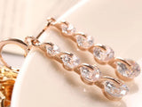 Korean Rhinestones Earrings For Women Girls Fashion Crystal Hanging Dangle Earrings Vintage Eardrop Accessories Jewelry - NATASHAHS