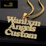 Zircon pendant with Cuban Chain - NATASHAHS