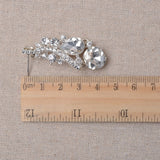 Luxury Rhinestone Wedding Jewelry Sets Earrings Geometric Crystal Statement Necklace Set for Bride African Bridal Jewelry Sets - NATASHAHS