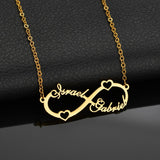 Personalized Gold Stainless Steel Custom Name Necklace - NATASHAHS