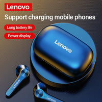 Original Lenovo QT81 TWS Wireless Headphone Stereo Sports Waterproof Earbuds Headsets with Microphone Bluetooth Earphone