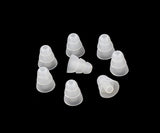 1 Pair Replacement Triple Flange Ear Tips Earbuds Silicone For Most in Ear Headphones for Sony Senso Powerbeats Jaybird etc