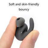 Pair of Earbuds Cover In-Ear Tips Soft Silicone Skin Earpiece Ear Hook Buds for Huawei xSport/Honor AM61 Headset
