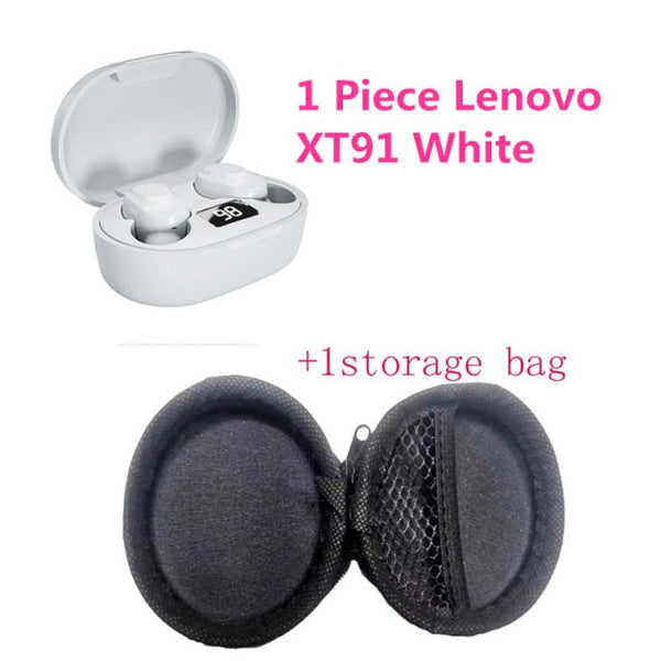 Original Lenovo XT91 TWS Earphone Wireless Bluetooth Headphones with Control Gaming Headset Stereo bass With Mic Noise Reduction