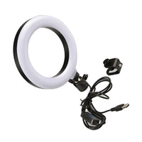 6inch Led Ring Light For Video Conference 10 Light Modes Selfie Ring Light Video Recording To Make TikTok Youtube Ringlight - NATASHAHS