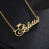 Personalized half infinity style with butterfly charm Name Necklace