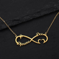 Personalized Name Necklace in Italics font For Women Men Gold Silver Chain Lovers