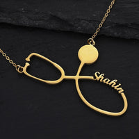 Personalized half infinity style with butterfly charm Name Necklace