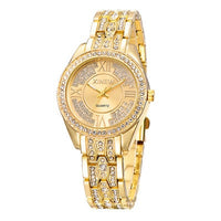 Gold Watches Women Top Brand Luxury Stainless Steel Rhinestone Casual Quartz Watch Montre Femme de Marque Luxe Original - NATASHAHS