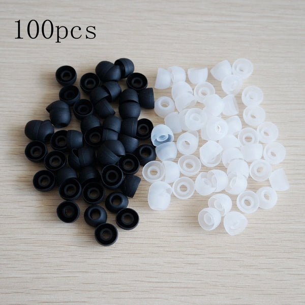 Pair of Soft Silicon Ear Tip Cover Replacement Earbud Covers For HTC In-Ear Headphones Earphones Accessories