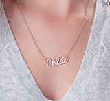 Classic style name necklace in 3 different platings - NATASHAHS
